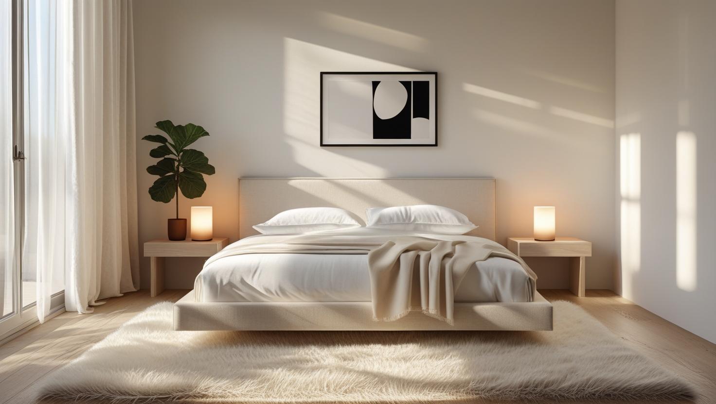 double bed with storage