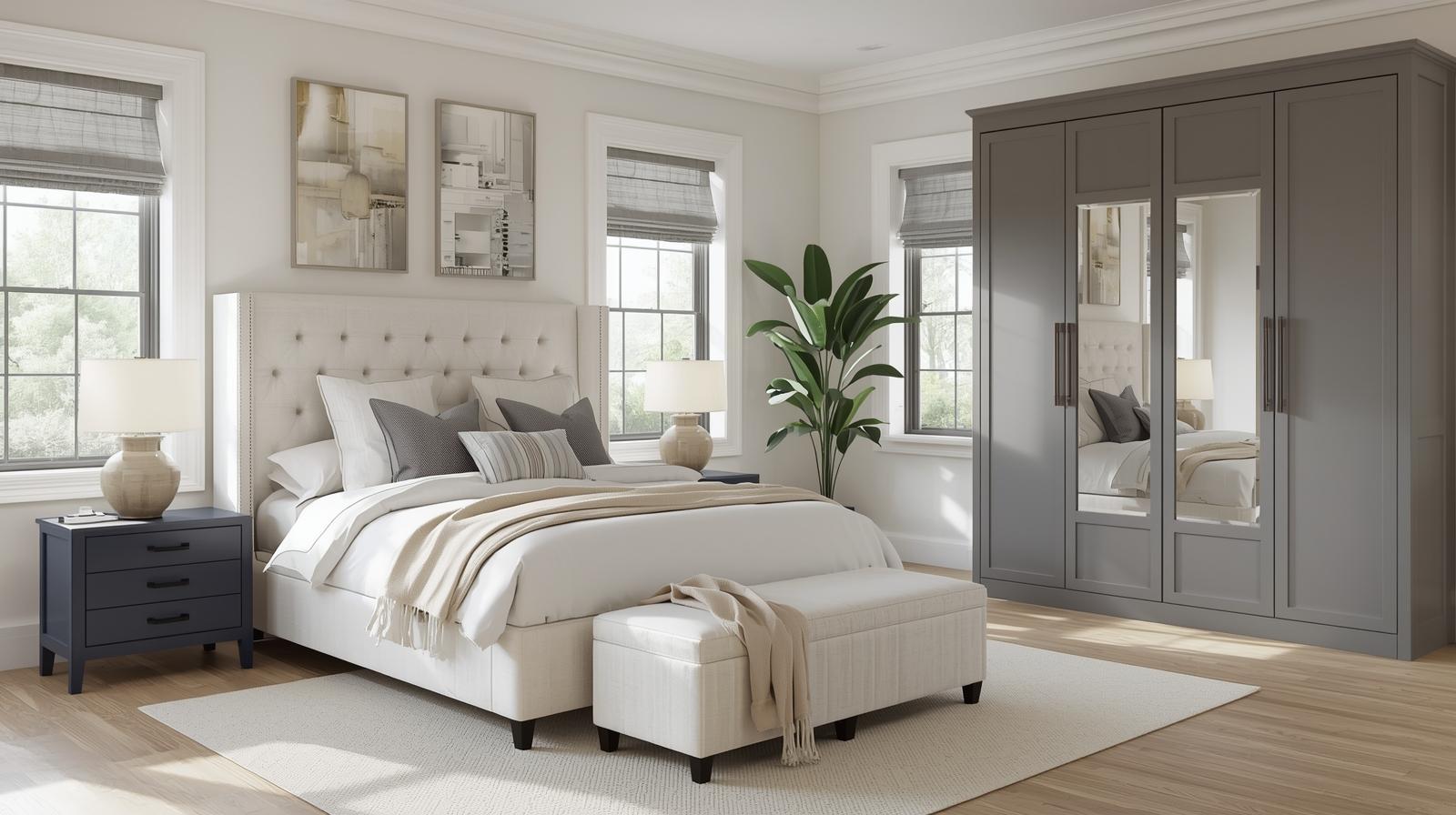 budget queen size bed with storage