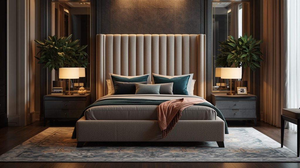 buy studio apartment upholstered ottoman bed