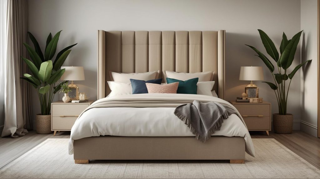 shope online studio apartment upholstered ottoman bed