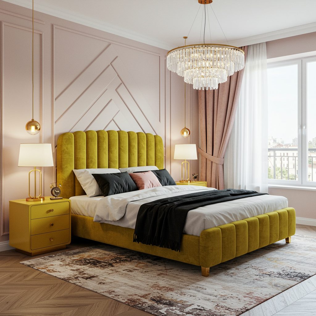 upholstered ottoman bed over standard king size bed frame