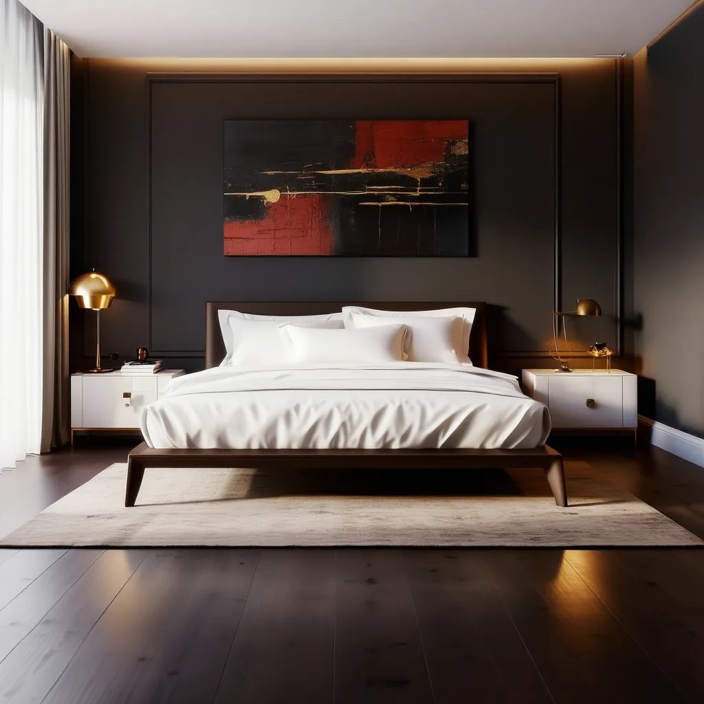 double bed with gas lift storage