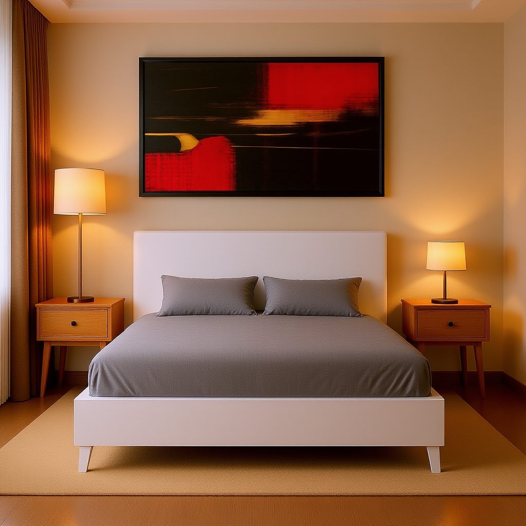 luxurious double bed storage maintenance