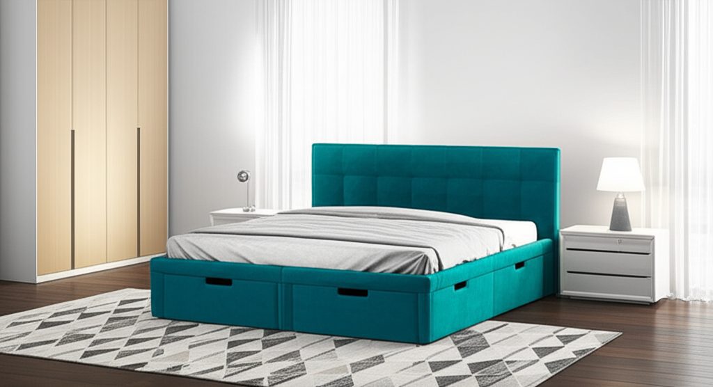 queen size bed storage for teen