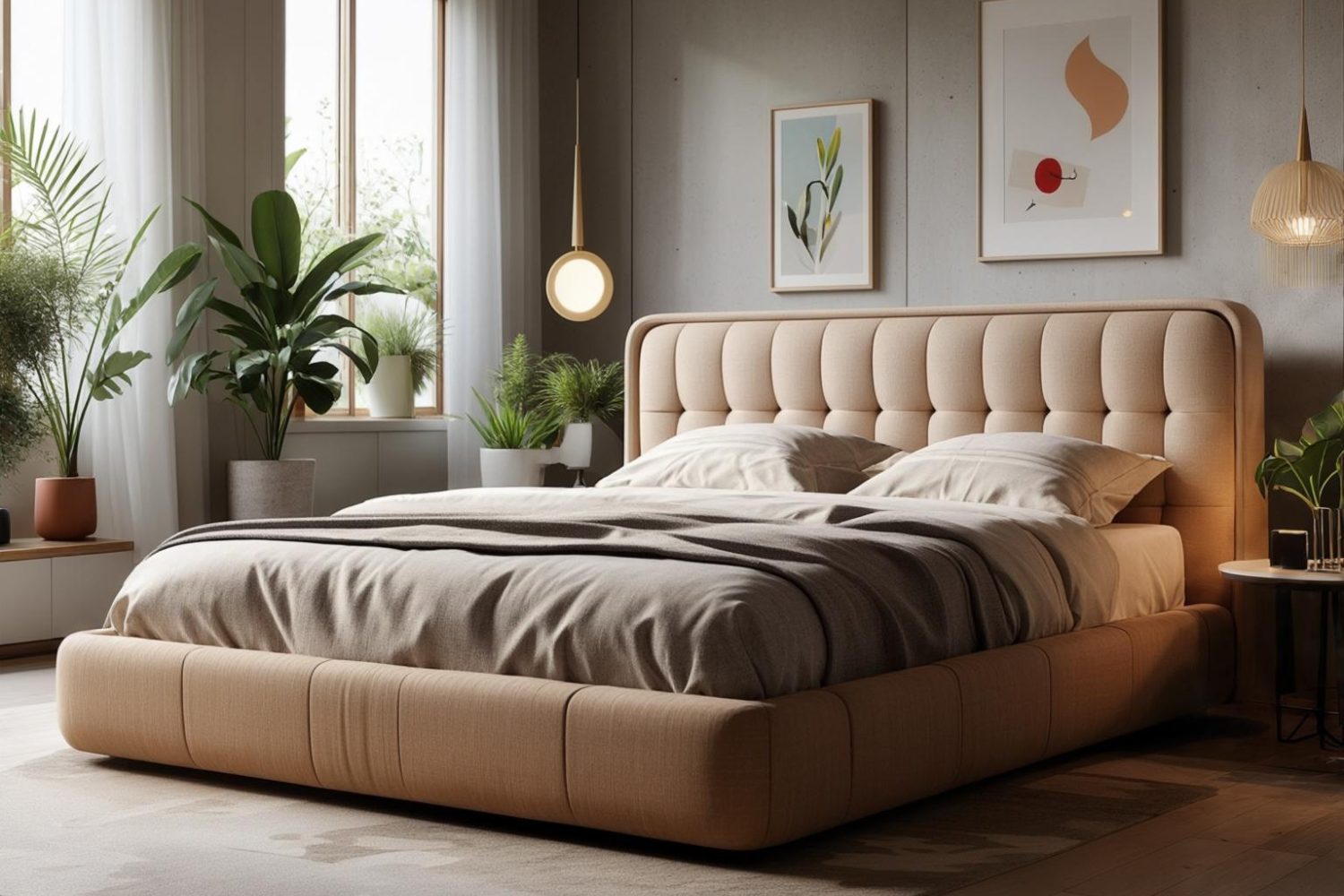 double bed storage with usb charging