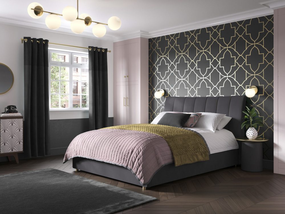 isla upholstered ottoman bed frame