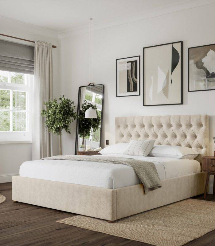 pearl ottoman bed frame