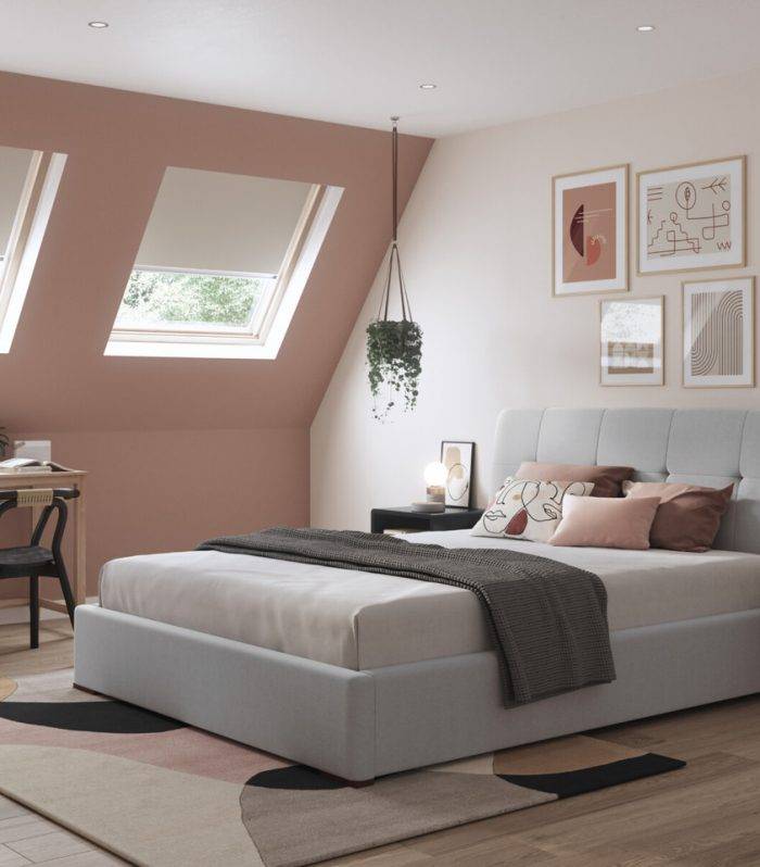 sam ottoman upholstered bed frame