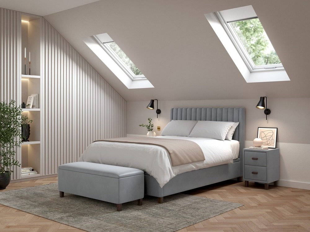 buy minimalist double ottoman beds