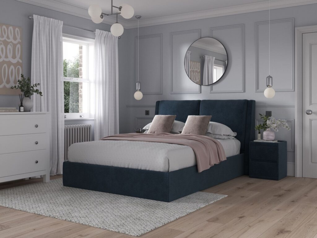 shop online for double bed frames with storage